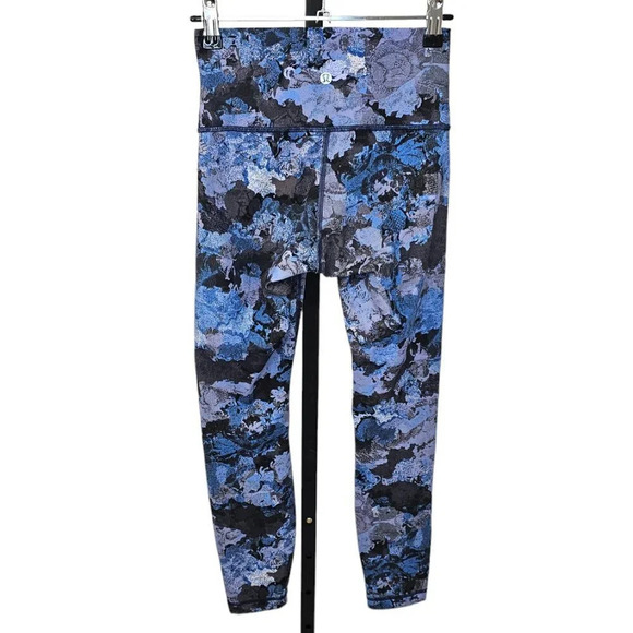 Lululemon Wunder Under High Rise 7/8 Tight 25" Size 4 Screen Camo Multi Luxtreme - Picture 6 of 8